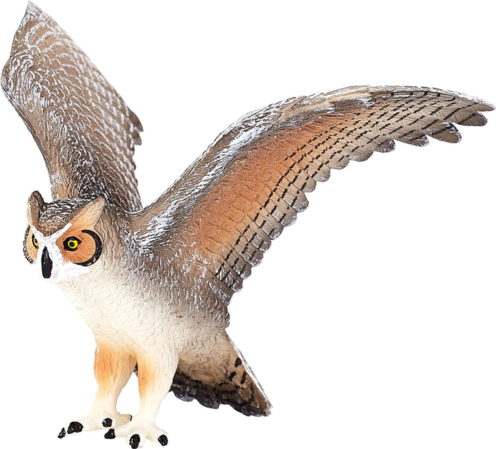 Фігурка Mojo Animal Planet Great Horned Owl Large 6 см (5031923872844) - зображення 1