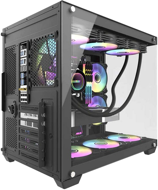 Корпус DarkFlash C285P Black - зображення 6