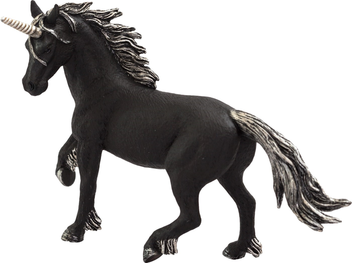 Фігурка Mojo Fantasy World Black Unicorn 12 см (5031923872547) - зображення 1