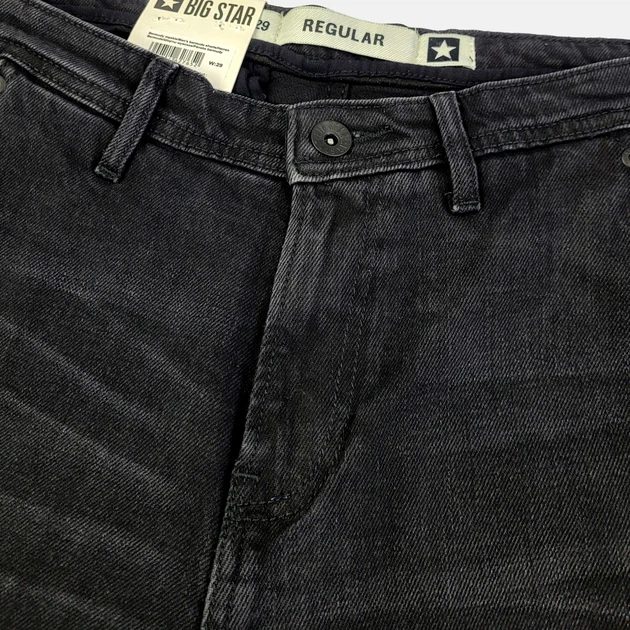 Шорти джинсові довгі чоловічі Big Star Morris-905 W29 Чорні (5900714627652) - зображення 2