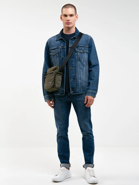 Jeansy slim fit męskie Big Star Terry Slim-551 W28-L32 Ciemnoniebieskie (5900714675806) - obraz 8