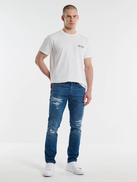 Джинси Regular fit рвані чоловічі Big Star Terry Carrot W33L32 Блакитні (5900714717018) - зображення 6