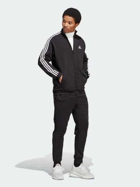 Спортивный костюм мужской Adidas M 3S Ft Tt Ts IC6766 XL Черный (4066745513317) - Фото 3 Спортивный костюм мужской Adidas M 3S Ft Tt Ts IC6766 XL Черный (4066745513317) - изображение 3