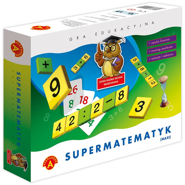 Gra planszowa Alexander Supermatematyk Maxi (5906018004670) - obraz 1