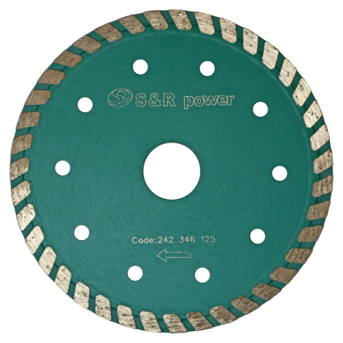Диск отрезной S&R Turbo по граниту Premium 125 (242346125) - изображение 2