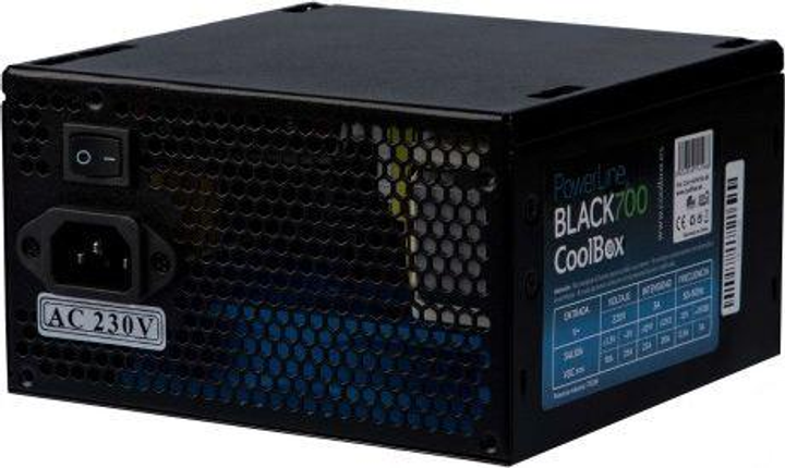 Блок живлення CoolBox PowerLine Black 700W (COO-FAPW700-BK) - изображение 1