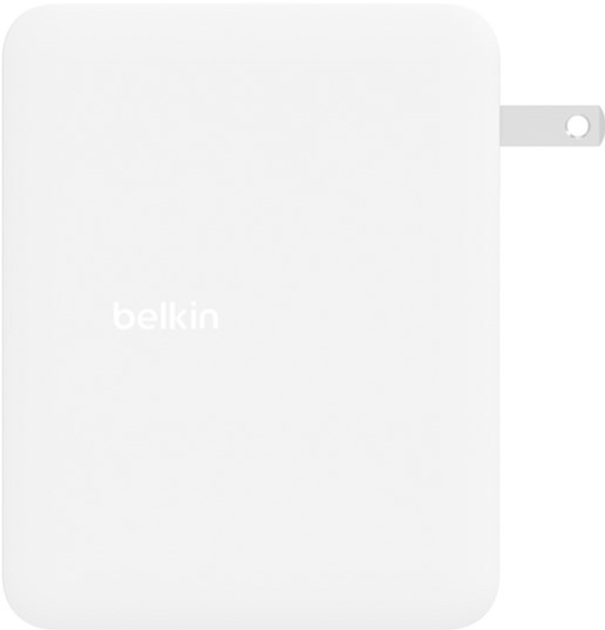 Блок живлення Belkin для ноутбука 4-Port GaN Wall Charger 140W (WCH014BTWH) - зображення 2