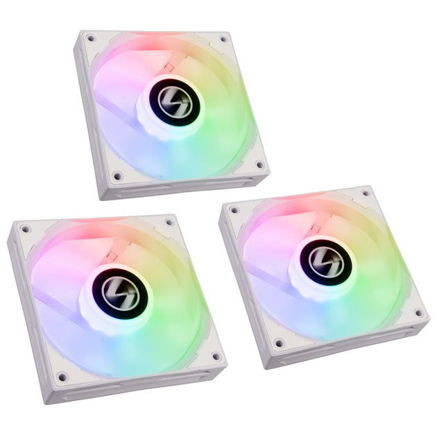 Кулер Lian Li ST120 RGB PWM Triple Pack White (329707) - зображення 1