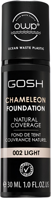 Podkład matujący Gosh Chameleon Foundation 002 Light 30 ml (5711914159801) - obraz 1