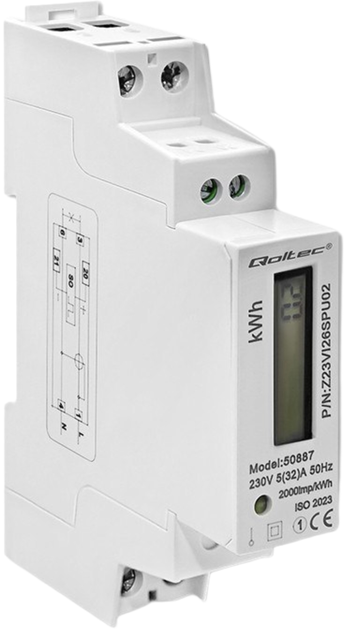 Miernik zużycia energii elektrycznej Qoltec 50887 (5901878508870) - obraz 3