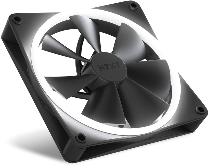Кулери NZXT F140RGB Double 140 мм + Hub Black (RF-R14DF-B1) - зображення 8