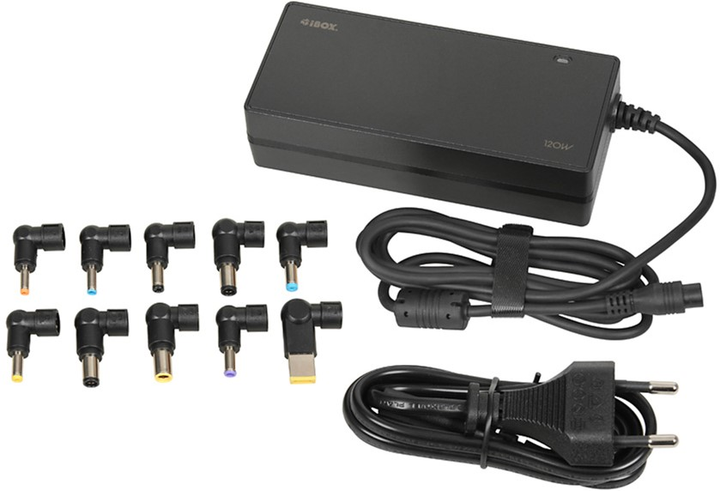 Zasilacz iBOX do laptopa Acer, Asus, Compaq, Dell, HP, IBM, Lenovo, LG, Samsung, Toshiba 24V 6A 120W (IUZ120WA) - obraz 5