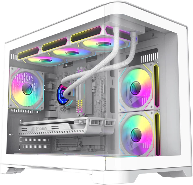 Корпус GAMEMAX HYPE-M White - зображення 6