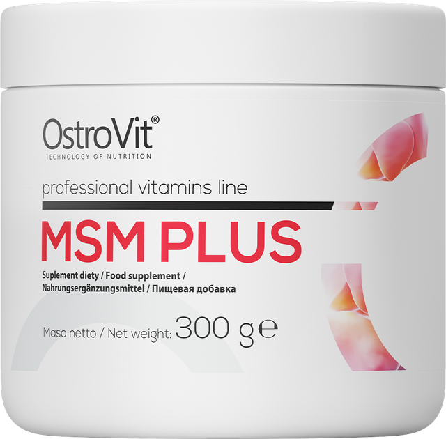 Suplement diety OstroVit MSM Plus 300 g (5902232613193) - obraz 1