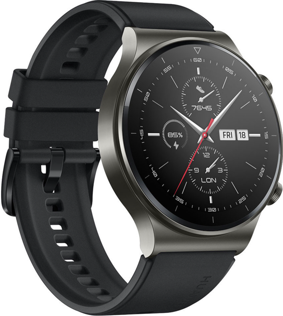 Смарт-годинник Huawei Watch GT 2 Pro 46мм Night Black (VID-B19) Factory Recertified - Фото 3 Смарт-годинник Huawei Watch GT 2 Pro 46мм Night Black (VID-B19) Factory Recertified - зображення 3