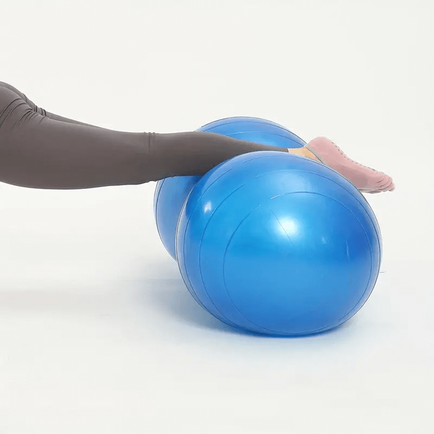 М'яч для фітнесу EasyFit Peanut (фітбол горіх-арахіс), Діаметр 45 см, Довжина 90 см, Синій - Фото 5 М'яч для фітнесу EasyFit Peanut (фітбол горіх-арахіс), Діаметр 45 см, Довжина 90 см, Синій - изображение 5