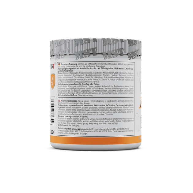 ?MST Nutrition, Креатин, Creatine Kick 7 in 1, (7 креатинов в 1), персиковый чай, 300 г (MST-16484) - изображение 3