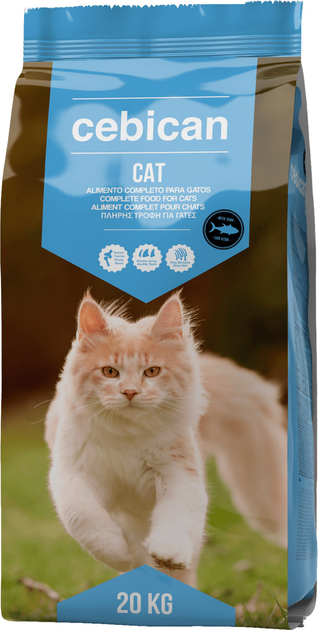 Sucha karma dla kotów Cebican z tuńczykiem 20 kg (8436036369323) - obraz 1