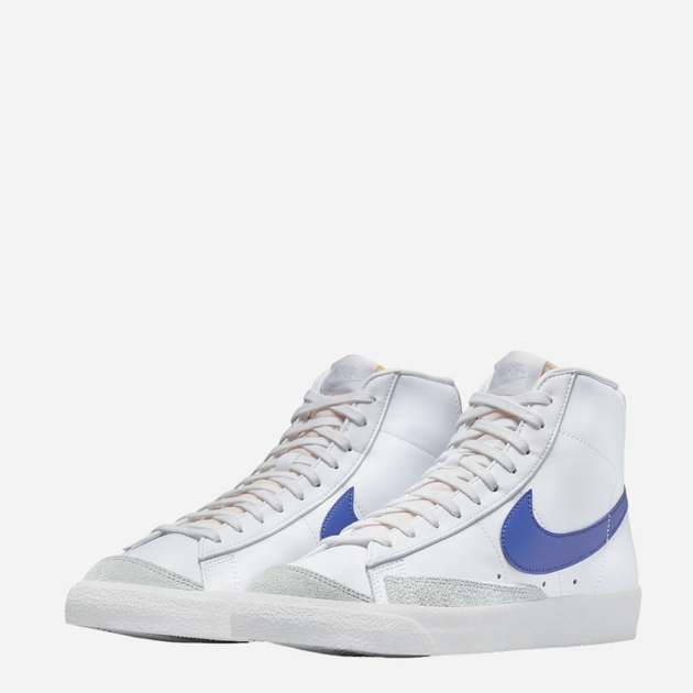 Tenisówki męskie skórzane Nike Blazer Mid 77 Vintage BQ6806-124 43 (9.5US) Białe (196604360043) - obraz 2