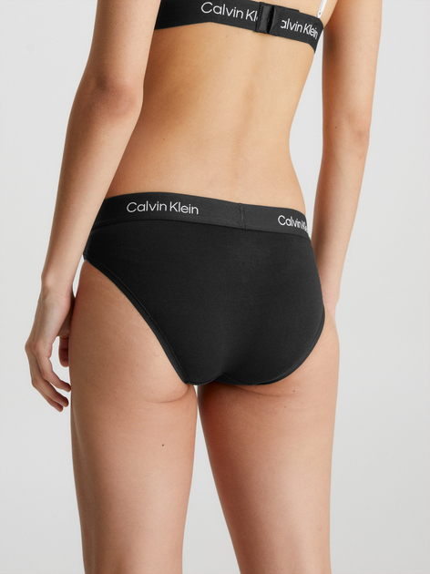 Трусики сліпи жіночі бавовняні Calvin Klein 000QF7222E-UB1 L Чорні (8720107324084) - зображення 2