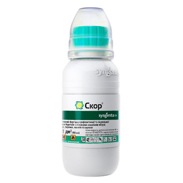 Фунгицид Syngenta Скор 25% к.э. 100 мл (4820041010556) - изображение 2