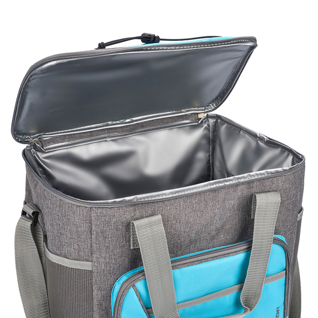 Torba izotermiczna Meteor Frosty 30 L Grey-Blue (74641) - obraz 3
