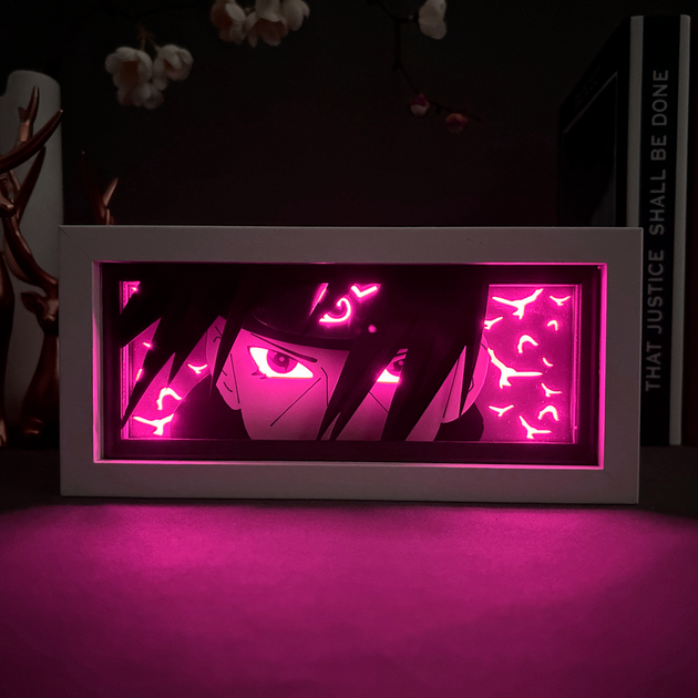 Светильник-ночник Учиха Итачи из аниме Наруто RGB с пультом - изображение 3