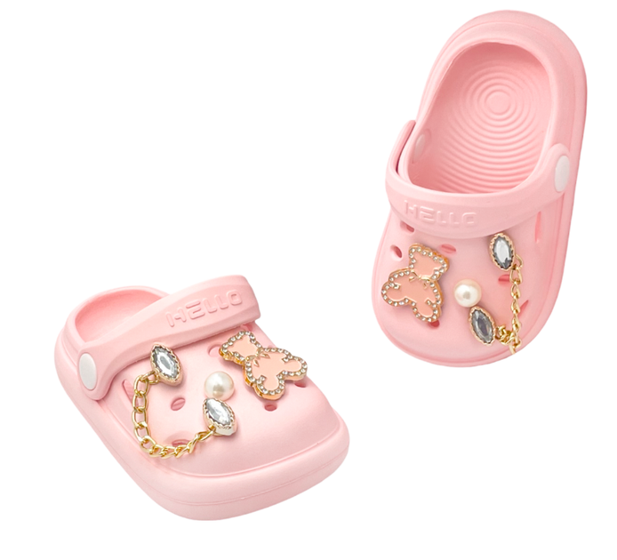 Кроксы для девочек Baby A9110-1/22 Розовый 22 - Фото 2 Кроксы для девочек Baby A9110-1/22 Розовый 22 - изображение 2