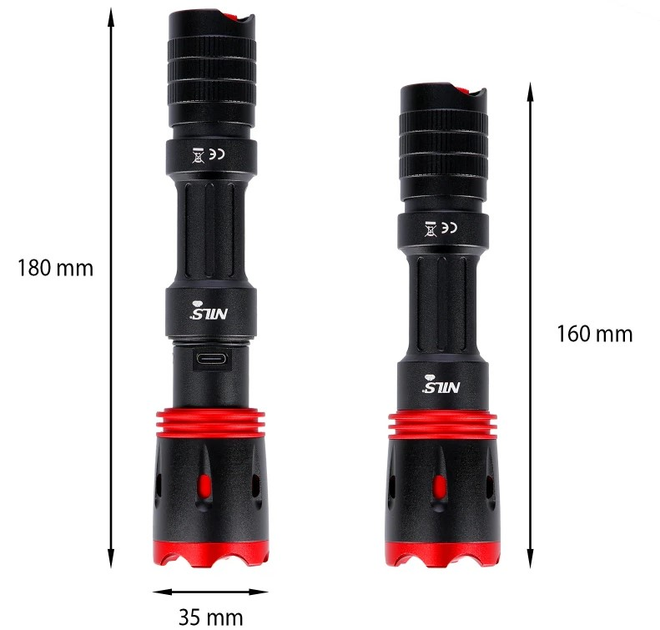 Latarka NILS CAMP NC0004 LED 1000 lm (5907695555592) - obraz 4