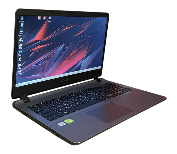 Ноутбук Asus F507U / 15.6" (1920x1080) TN / Intel Core i3-6006U (2 (4) ядра по 2.0 GHz) / 8 GB DDR4 / 128 GB SSD + 500 GB HDD / nVidia GeForce MX110, 2 GB GDDR5, 64-bit / WebCam / HDMI б/в - Фото 3 Ноутбук Asus F507U / 15.6" (1920x1080) TN / Intel Core i3-6006U (2 (4) ядра по 2.0 GHz) / 8 GB DDR4 / 128 GB SSD + 500 GB HDD / nVidia GeForce MX110, 2 GB GDDR5, 64-bit / WebCam / HDMI б/в - зображення 3