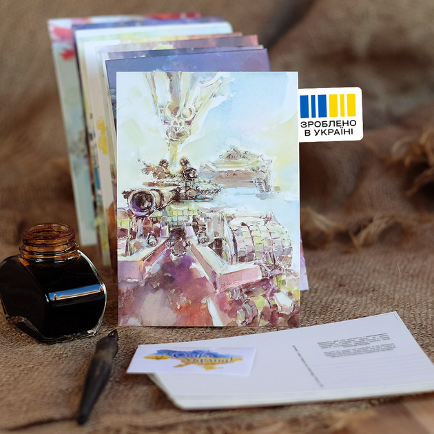 Комплект листівок JaneB Інженерні війська України - Фото 2 Комплект листівок JaneB Інженерні війська України - изображение 2
