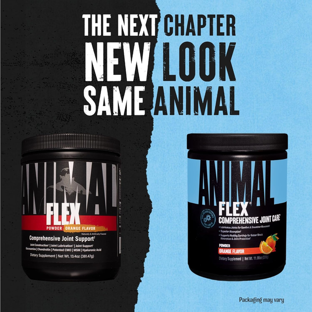 Universal Nutrition, Animal Flex, порошок для поддержки суставов, со вкусом апельсина, 399 г (UNN-03281) - изображение 5