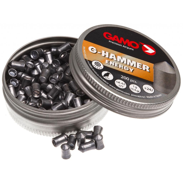 Пульки Gamo G-Hammer 200шт кал.4,5 (6322822) - зображення 1