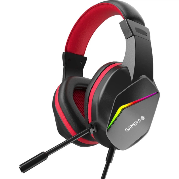Навушники GamePro HS311 RGB Black/Red (HS311) - Фото 1 Навушники GamePro HS311 RGB Black/Red (HS311) - изображение 1