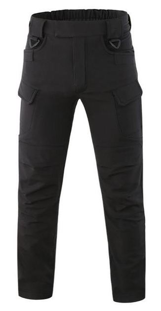 Зимние штаны софтшел Черные XL (PA-02BR) - изображение 1