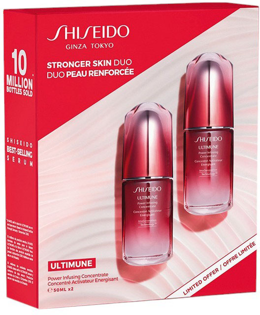 Koncentrat do twarzy Shiseido Ultimune Power Infusing 2 x 50 ml (3598381955158) - obraz 1