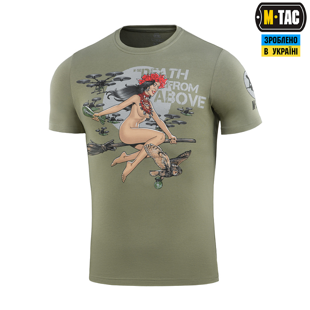 Футболка M-Tac Death From Above Light Olive XS - изображение 1