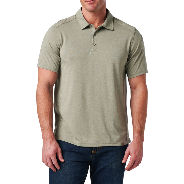 Футболка поло 5.11 Tactical® Paramount Chest Polo 2XL Mortar Heather - изображение 1