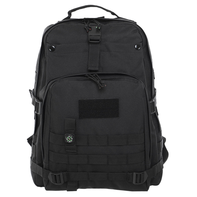 Рюкзак тактичний штурмовий SILVER KNIGHT Pro (нейлон, р-р 45х30х15см, 21л, Чорний) - зображення 2