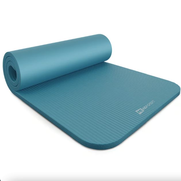Коврик для йоги Hop-Sport HS-NB020GM NBR 2см светлый морской - изображение 7