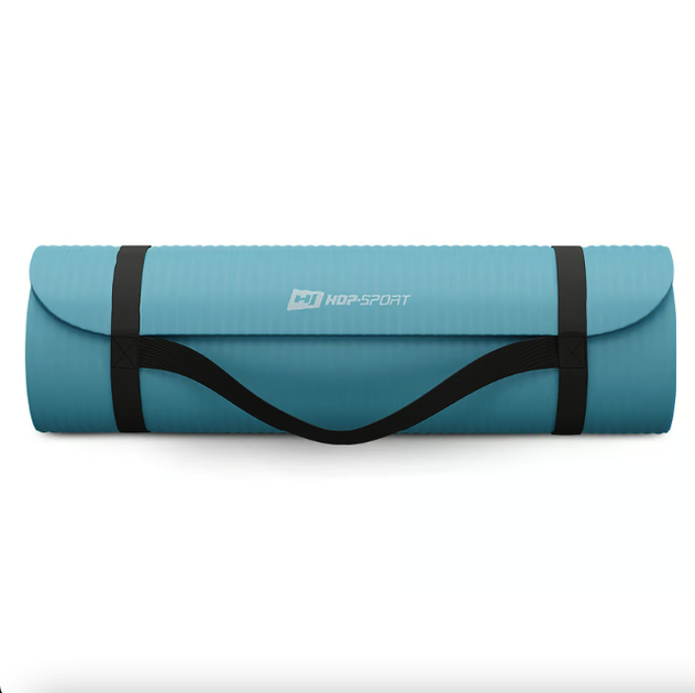 Коврик для йоги Hop-Sport HS-NB020GM NBR 2см светлый морской - изображение 9