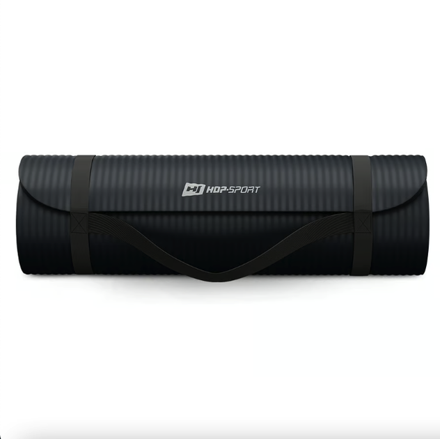 Коврик для йоги Hop-Sport HS-NB020GM NBR 2см черный - изображение 8
