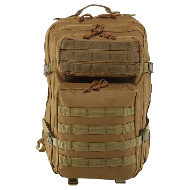 Рюкзак тактичний триденний штурмовий Military Rangers Ultra (нейлон 600D, р-р 44x30x26см, 38л, Хакі) - изображение 2