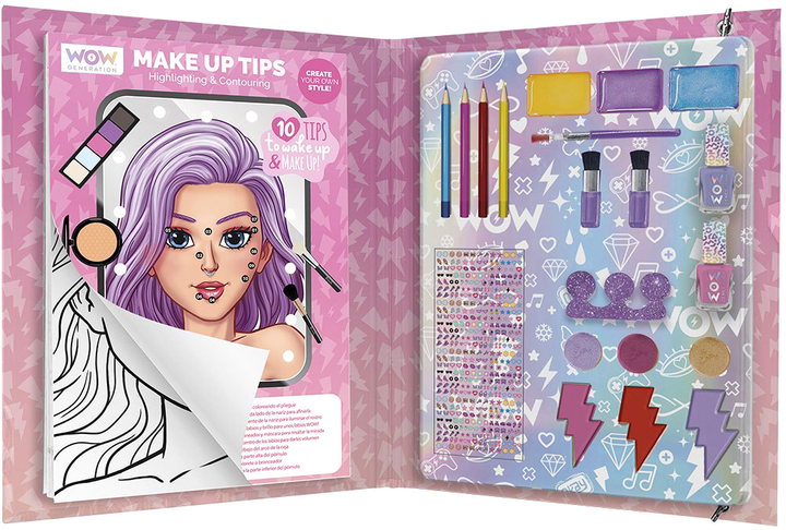 Zestaw do makijażu Kids Euroswan Wow generation The Make Up Master Book (8435507877695) - obraz 3