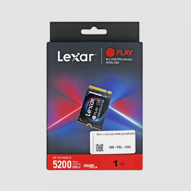 Lexar 1TB PLAY 2230 M.2 PCle 4.0 NVMe SSD накопитель диск – фото