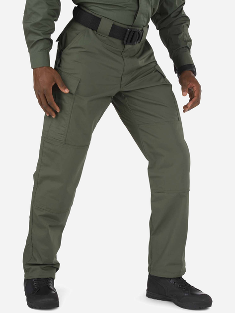 Тактические штаны мужские 5.11 Tactical Taclite TDU Pants 74280-190 L/Short [190] TDU Green (844802155960) - изображение 1