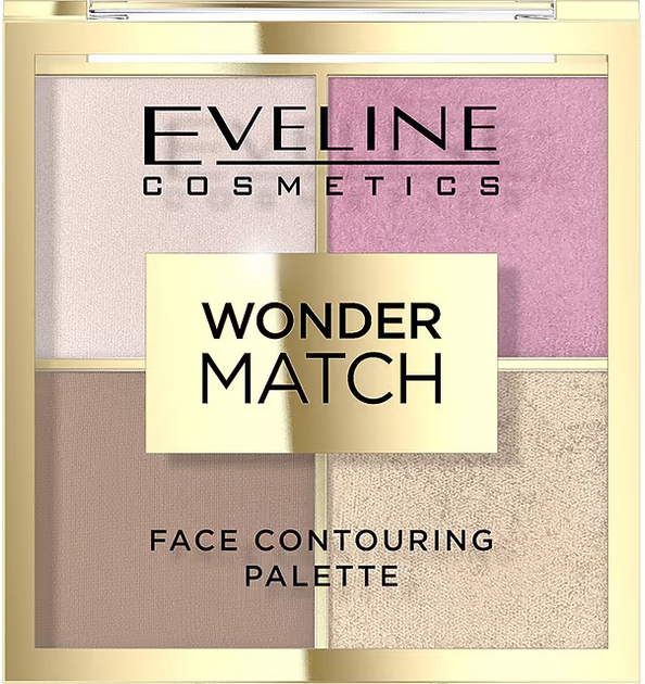 Paleta do konturowania twarzy Eveline Wonder Match 01 10.8 g (5903416058939) - obraz 1