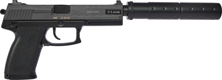 Пістолет страйкбольний ASG DL 60 SOCOM 6 мм Black (23704343) - зображення 2