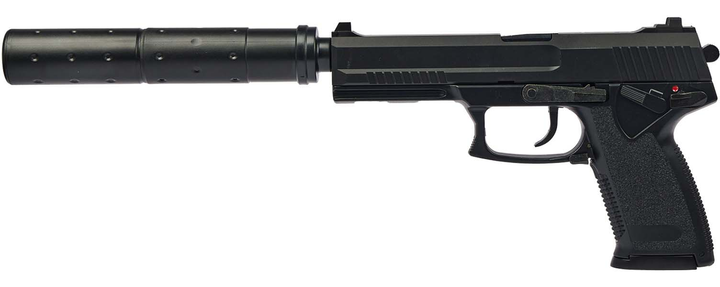 Пістолет страйкбольний ASG MK23 6 мм Black (23704345) - зображення 1