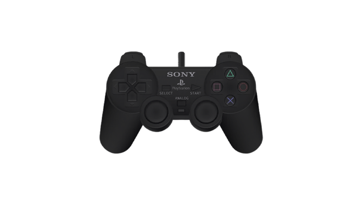 Набор Консоль Sony PlayStation 2 Slim SCPH-7xxx Chip Black Б/У + Геймпад DualShock 2 SCPH-10010 - изображение 3